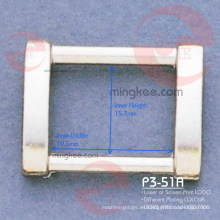 Hebilla de anillo rectangular para accesorios de partes de bolsa (P3-51A)